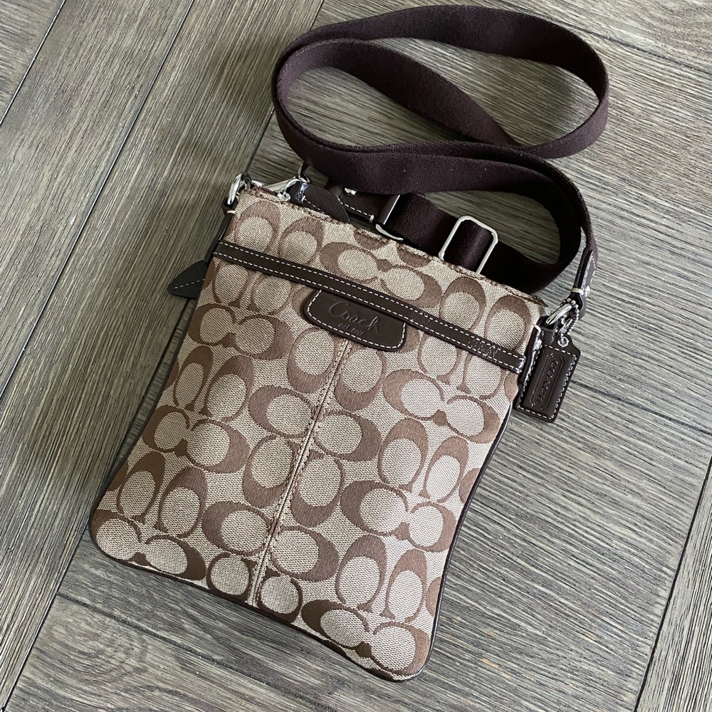 Coach Canvas Signature C Crossbody Bag